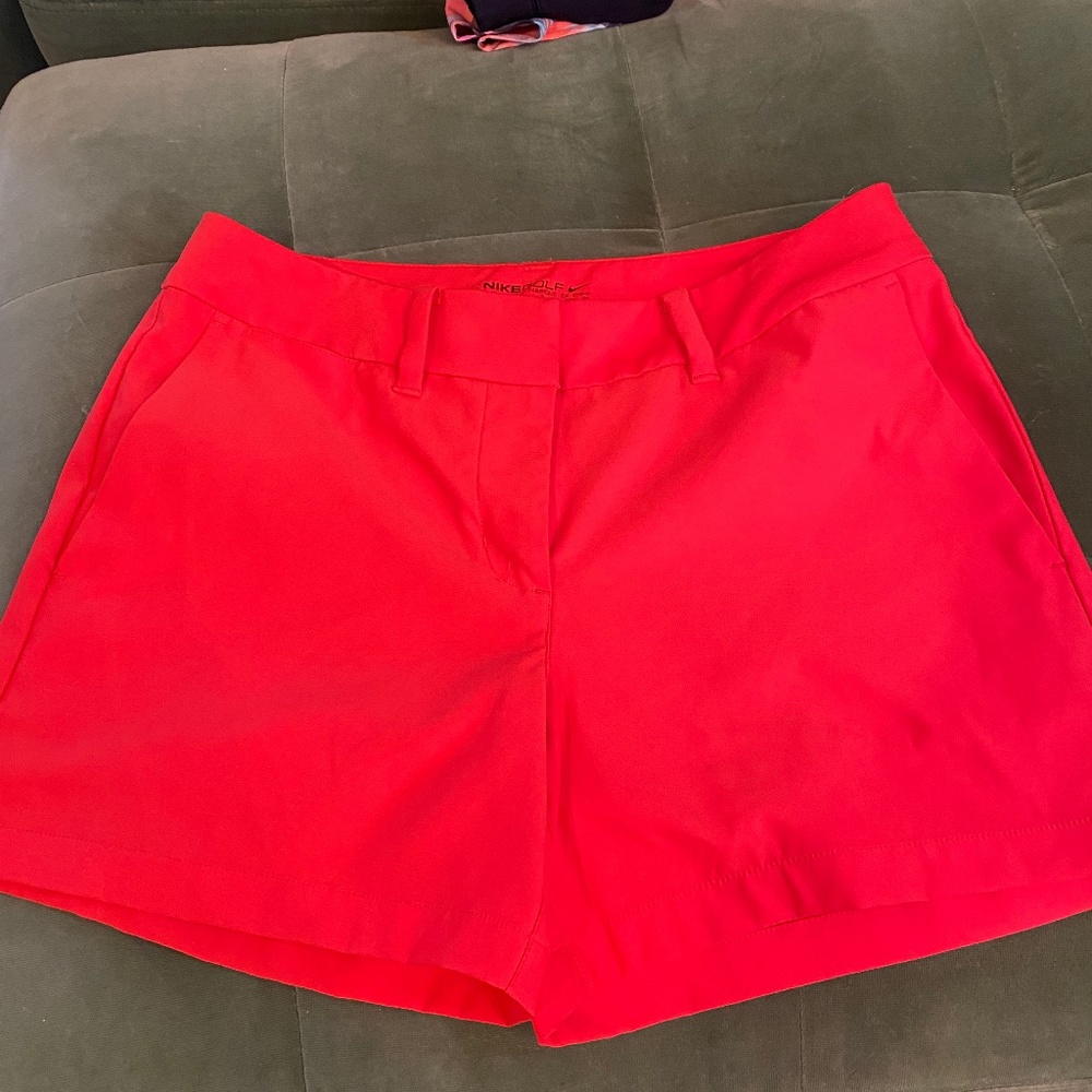 Nike Golf Dr-Fit Shorts Size 2 ~Chile Red